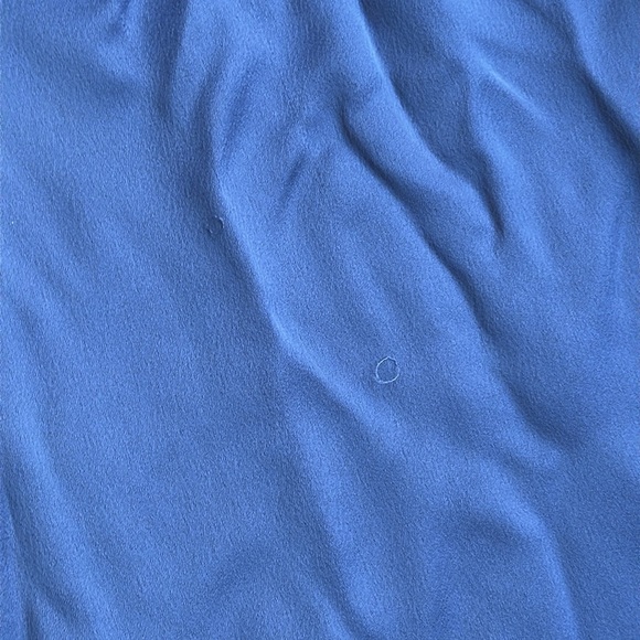 JAPPAREL long sleeve  Blue satinMidi Dress size small - Picture 7 of 11